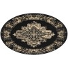 Nourison Grafix Black GRF14 4 ft. Round Rug