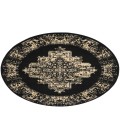 Nourison Grafix Black GRF14 4 ft. Round Rug
