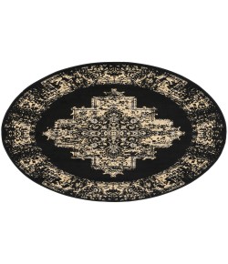 Nourison Grafix Black GRF14 4 ft. Round Rug