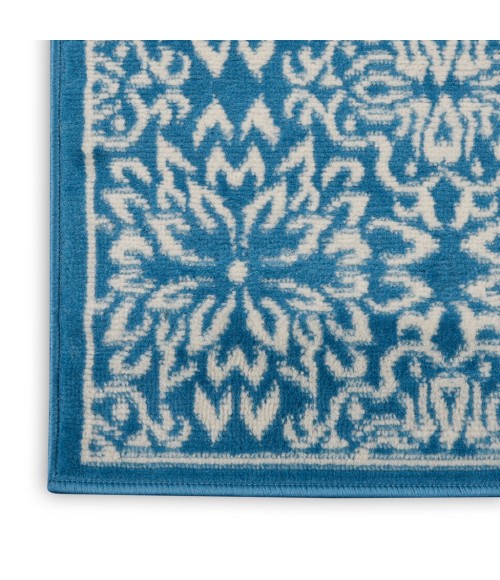 Nourison Jubilant Runner Area Rug JUB06-Ivory/Blue