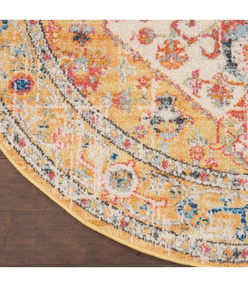 Nourison Passion Area Rug PSN23-Ivory/Yellow