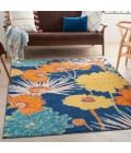 Nourison Allur Area Rug ALR06-Navy Multicolor