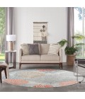 Nourison Seaside Multicolor SDS04 8 ft. X Round Rug