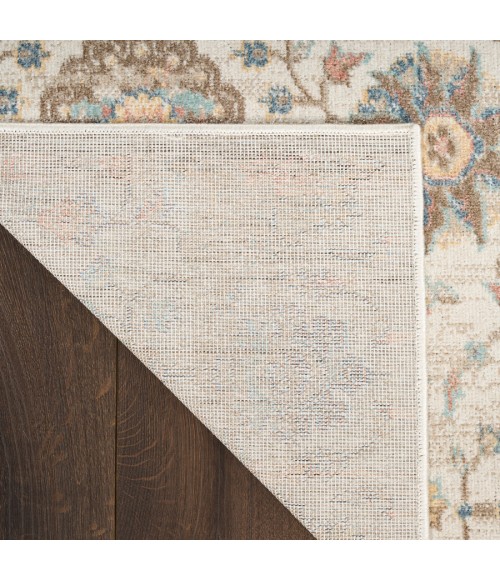 Nourison Home Washable Decor Beige WSD14 5 ft. 3 in. X 7 ft. Rectangle Rug