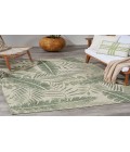 Nourison Garden Oasis Ivory Green GOA02 4 ft. X 6 ft. Rectangle Rug