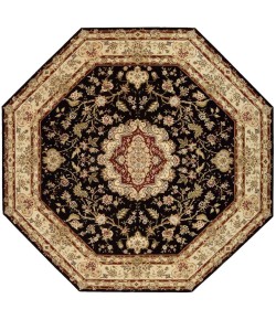 Nourison 2000 - 2028 Black Area Rug 10 ft. X OCTAGON