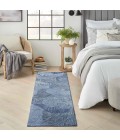 Nourison Avra Blue Rug AVR01 9 ft. X 12 ft. Rect. - Rugs Town Nourison Avra Blue AVR01 9 ft. X 12 ft. Rect. Rug