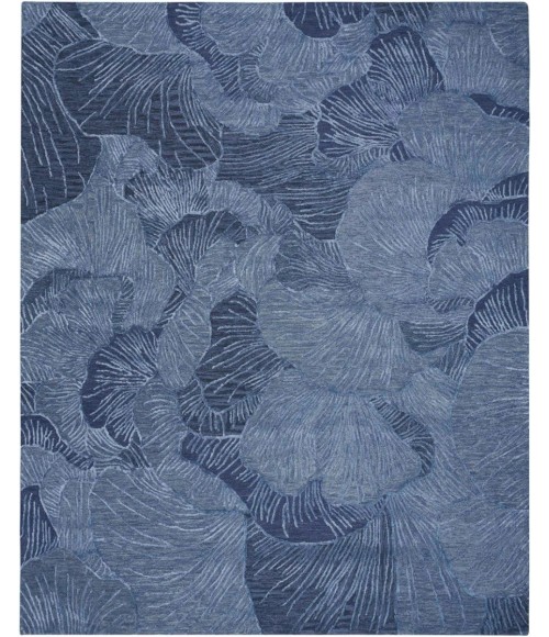 Nourison Avra Blue Rug AVR01 9 ft. X 12 ft. Rect. - Rugs Town Nourison Avra Blue AVR01 9 ft. X 12 ft. Rect. Rug