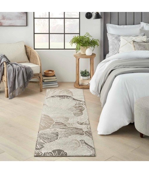 Nourison Avra Grey Rug AVR01 9 ft. X 12 ft. Rect. - Rugs Town Nourison Avra Grey AVR01 9 ft. X 12 ft. Rect. Rug