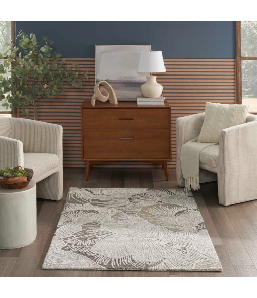 Nourison Avra Grey Rug AVR01 9 ft. X 12 ft. Rect. - Rugs Town Nourison Avra Grey AVR01 9 ft. X 12 ft. Rect. Rug