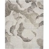 Nourison Avra Grey AVR01 9 ft. X 12 ft. Rect. Rug