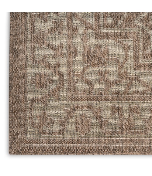 Nourison Tulum Brown TLM05 5 ft. 3 in. X 7 ft. Rect. Rug