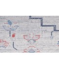 Nicole Curtis Machine Washable Series 1 Ivory Blue SR110 2 ft. X 3 ft. 9 in. Rectangle Rug