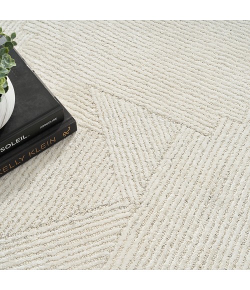 Michael Amini Ma30 Star Area Rug SMR01 Ivory 4' x 6'