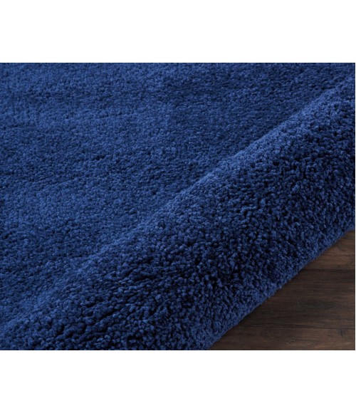 Nourison Malibu Shag Runner Area Rug MSG01-Navy