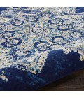 Nourison Grafix Round Area Rug GRF14-Navy Blue