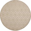 Nourison Home Versatile Cream NRV01 8 ft. Round Rug