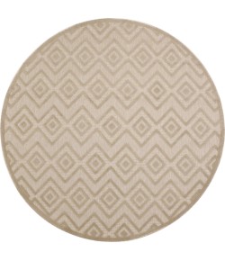 Nourison Home Versatile Cream NRV01 8 ft. Round Rug