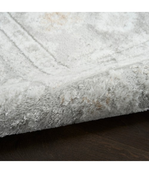 Nourison Dekor Grey DEK02 7 ft. 10 in. X 9 ft. 10 in. Rect. Rug