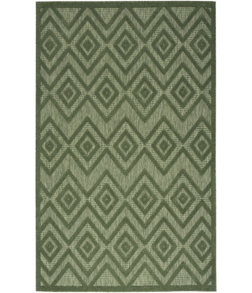 Nourison Versatile Green NRV01 5 ft. X 7 ft. Rectangle Rug
