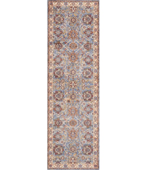 Nourison RESEDA Area Rug Nourison Reseda Runner Area Rug RES04-Sky
