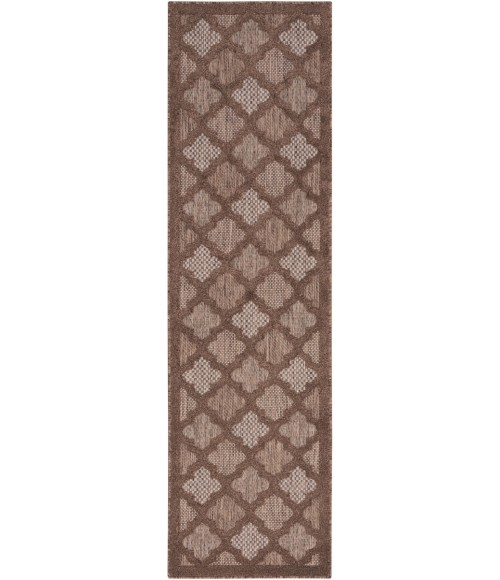 Nourison Home Easy Care Brown NES01 2 ft. 2 in. X 7 ft. 6 Rectangle Rug