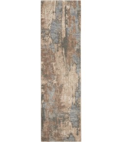 Nourison Home Moroccan Celebration KI386 Grey/Beige 2 ft. 2 in. X 7 ft. 6 in. Area Rug