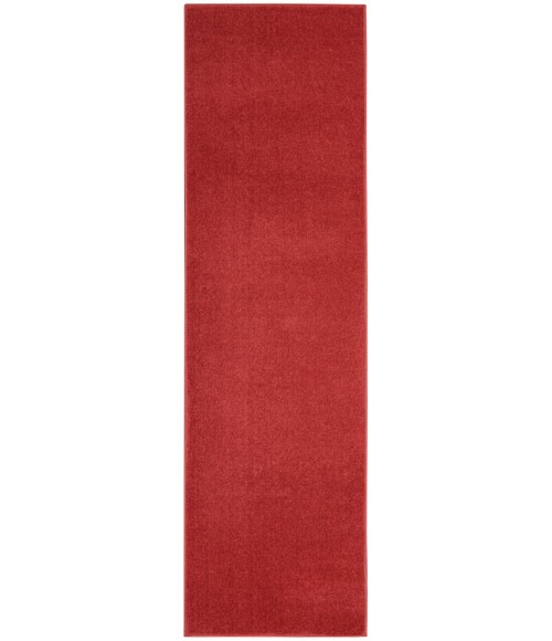 Nourison Essentials Brick Red Area Rug NRE01-Brick Red