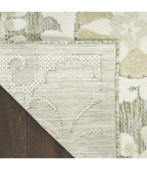 Nourison Aloha Ivory Sage ALH17 9 ft. X 12 ft. Rect. Rug