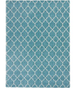 Nourison Amore - Amor2 Aqua Area Rug 6 ft. 7 X 9 ft. 6 Rectangle