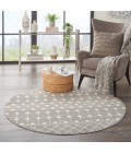 Nourison Grafix Round Area Rug GRF37-Grey