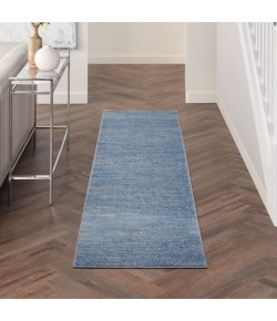 Nourison Essentials - Nre01 Blue Grey Area Rug 2 ft. 2 X 7 ft. 6 Rectangle