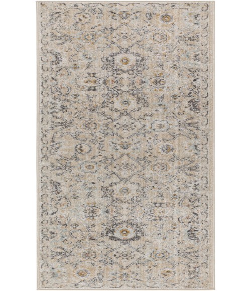 Nourison Oushak Home Cream OUS01 2 ft. 3 in. X 7 ft. 6 in. Rectangle Rug