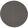 Nourison Twist Reversible Black TWS01 8 ft. X Round Rug