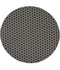 Nourison Twist Reversible Black TWS01 8 ft. X Round Rug