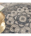 Nourison Quarry Grey/Ivory QUA07 4 ft. X Round Rug