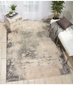 Nourison Maxell - Mae13 Ivory Grey Area Rug 5 ft. 3 X 7 ft. 3 Rectangle