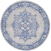 Nourison Whimsicle - Whs03 Grey Blue Area Rug 5 ft. X Round