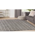 Nourison Serenity Home Grey Ivory SRH05 3 ft. 11 in. X 5 ft. 11 in. Rectangle Rug