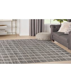 Nourison Home Serenity Home SRH05 Grey Ivory 3 ft. 11 in. X 5 ft. 11 in. Area Rug