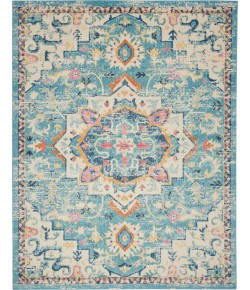 Nourison Home Passion PSN25 Ivory Light Blue 8 ft. X 10 ft. Area Rug