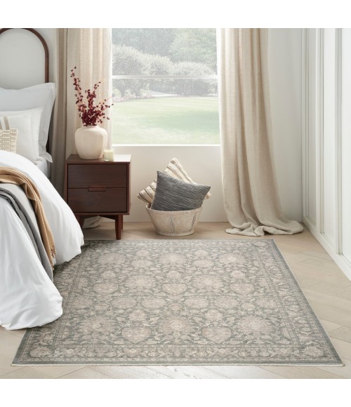 Nourison Outlines Sage Ivory OLN08 5 ft. 3 in. X 7 ft. 3 in. Rect. Rug