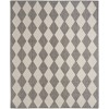 Nourison Positano Charcoal POS04 9 ft. X 12 ft. Rect. Rug