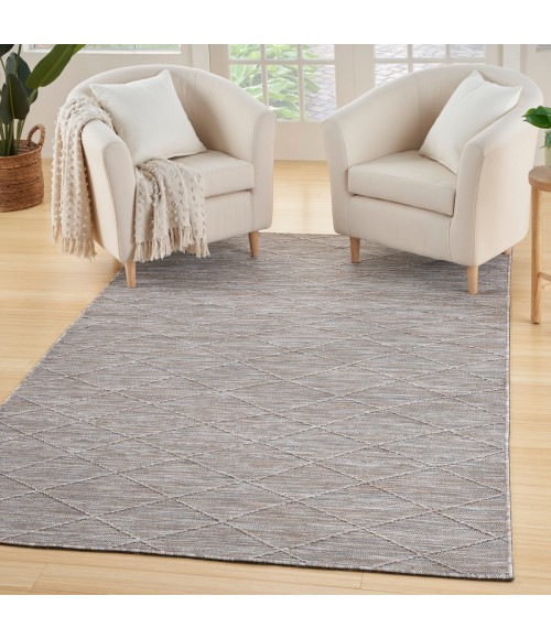 Nourison Practical Solutions Grey Mocha PSL01 5 ft. X 7 ft. Rect. Rug
