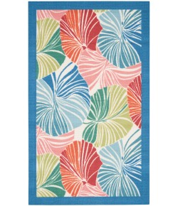 Nourison Wav01/Sun & Shade - Snd87 Multicolor Area Rug 2 ft. 3 in. X 3 ft. 9 in. Rectangle
