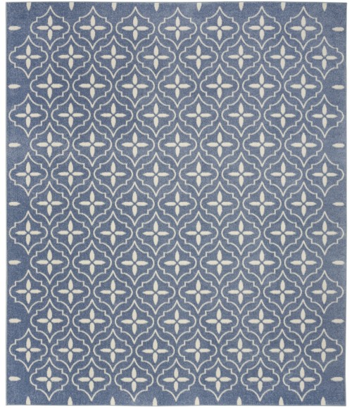 Nourison Home Nourison Essentials Blue Ivory NRE04 6 ft. X 9 ft. Rectangle Rug