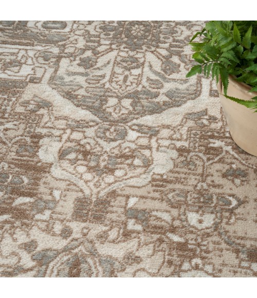 Nourison Quarry Beige QUA05 4 ft. X 6 ft. Rect. Rug