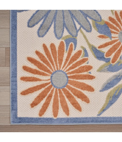 Nourison Aloha Beige Multicolor ALH33 9 ft. X 12 ft. Rect. Rug