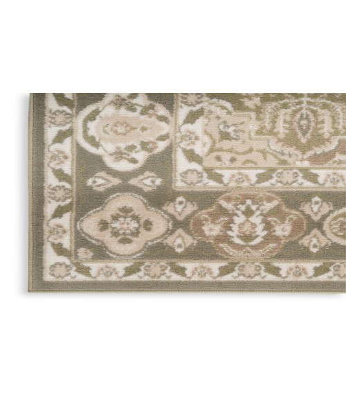 Nourison Grafix Green GRF31 2 ft. 3 in. X 7 ft. 6 in. Rectangle Rug
