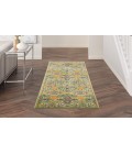 Nourison Allur Sage Ivory ALR03 2 ft. 3 in. X 10 ft. Rectangle Rug